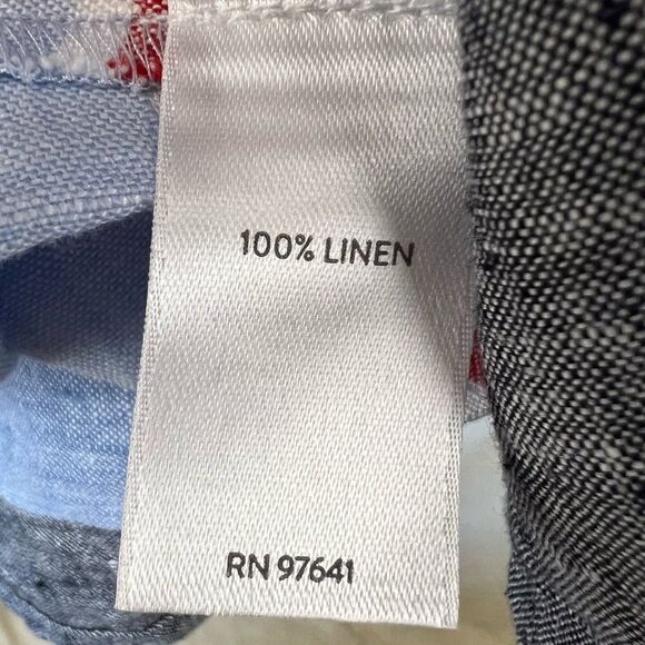 J.Jill Linen A Line Dress Cornflower Multi NWT - Picture 9 of 12